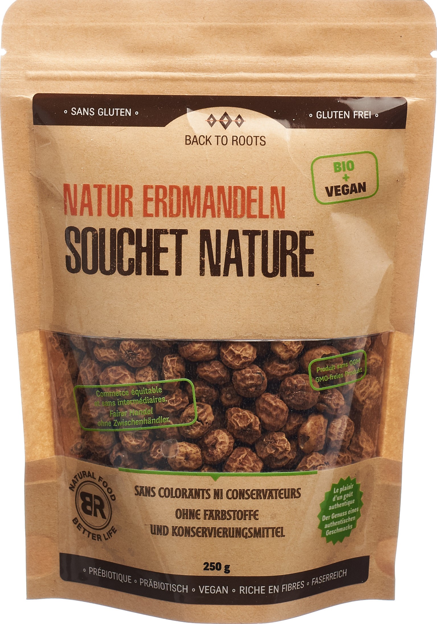 Image of Back TO Roots Natur Erdmandeln Bio Btl 250 g