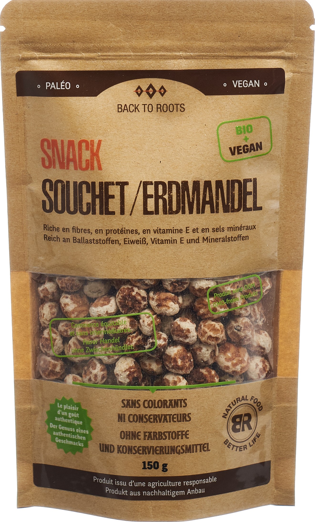 Image of Back TO Roots Snack Erdmandeln Bio Btl 150 g