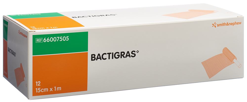 Bactigras Gazeverband 15cmx1m 12 Stk