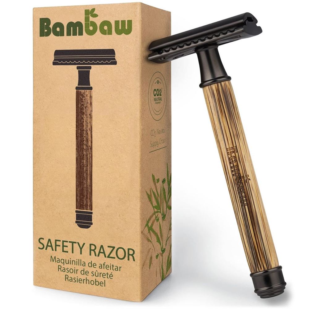 Image of Bambaw Bambus Sicherheits-Rasierer slim schwarz