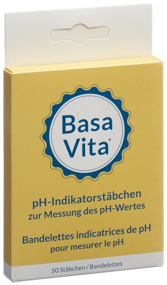 Basa Vita Bandelettes indicatrices de pH bte 50 pce