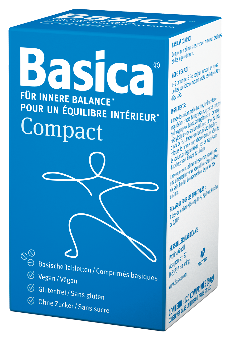 Basica Compact comprimés sels minéraux 120 pce