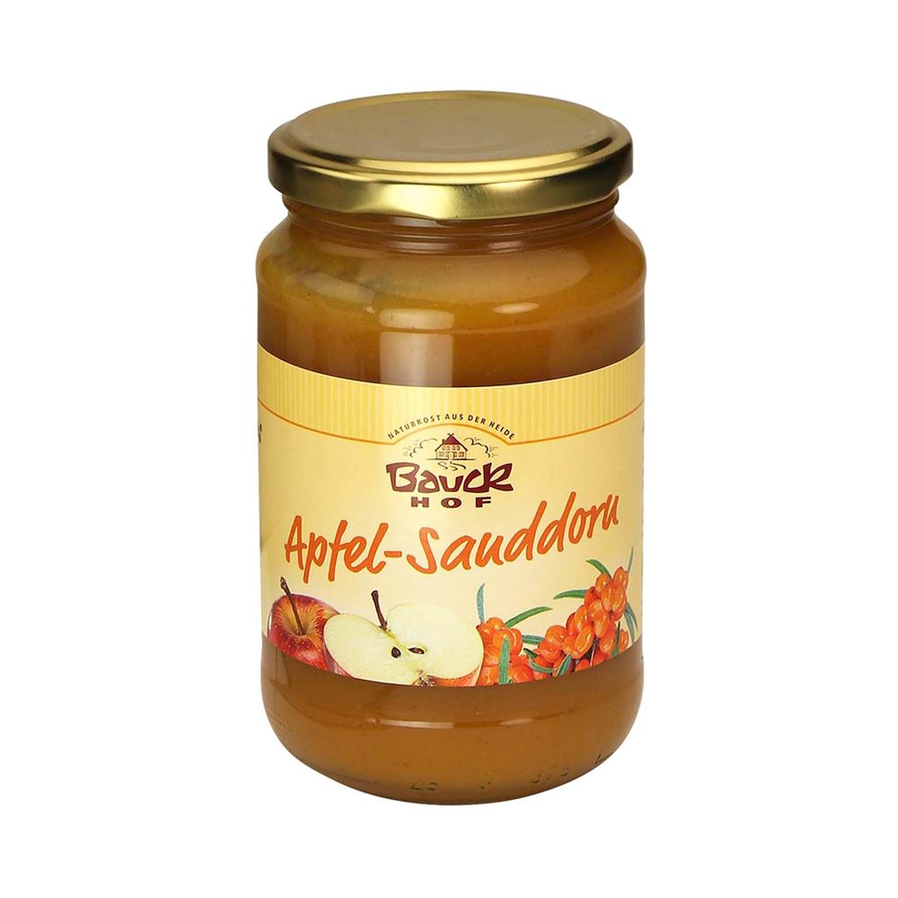 Image of Bauckhof Apfelmus-Sanddorn 360 g