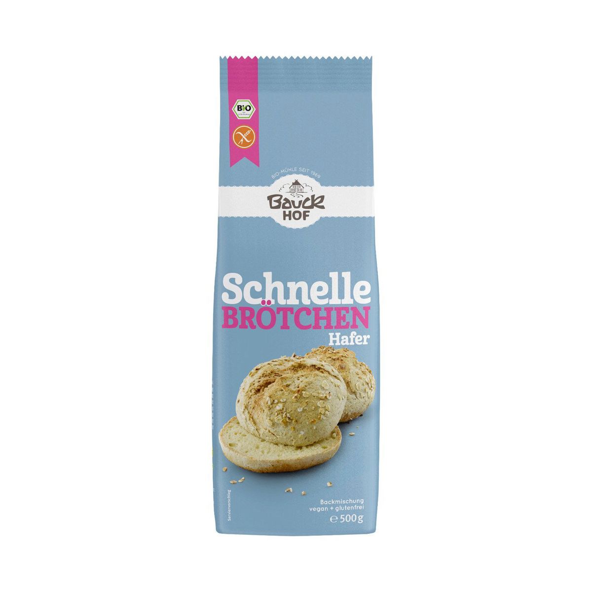 Bauckhof panini veloci all’avena senza glutine 500 g