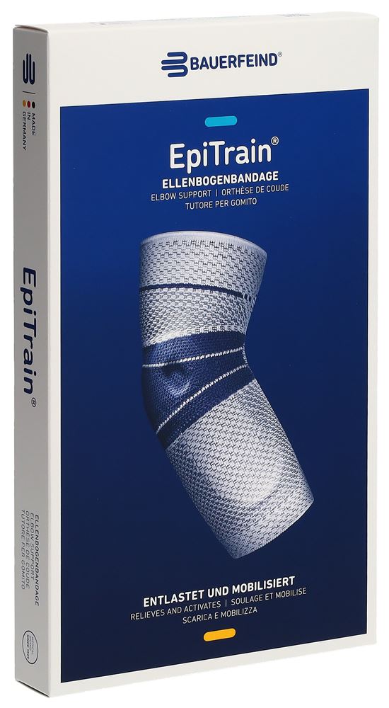Bauerfeind EpiTrain Aktivbandage Gr5 mit Gurt beige