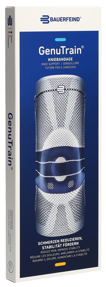Bauerfeind GenuTrain Kniebandage, Gr. 2, natur 1 St