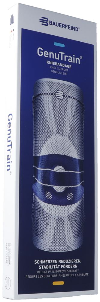 Bauerfeind GenuTrain Aktivbandage Gr6 titan