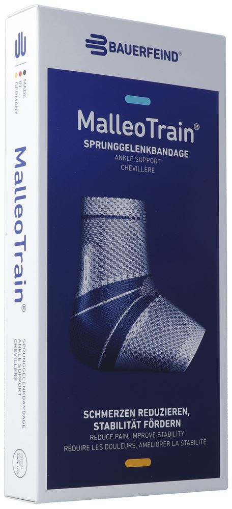 Image of Bauerfeind MalleoTrain Aktivbandage Gr3 rechts titan