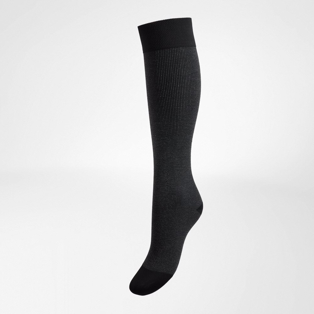 Image of Bauerfeind VenoTrain Cocoon Kkl2 AD M foot long plus/short geschlossene Fussspitze schwarz 1 Paar