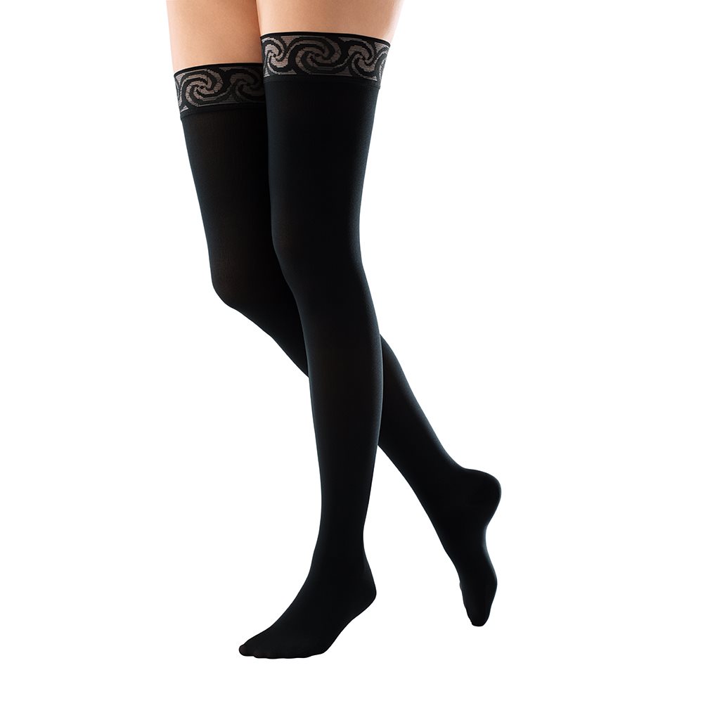Bauerfeind VenoTrain Micro Kkl2 AG XL normal/short geschlossene Fussspitze Spitzenhaftband schwarz 1 Paar