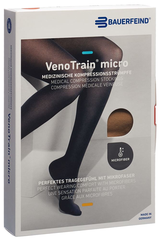 Venotrain Micro A-T Ccl2 S normale/corto piede aperto caramel