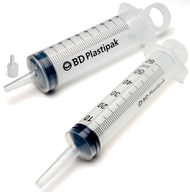 Image of BD Plastipak Wund Blasenspritze 50/60ml 3-teilig 60 Stk