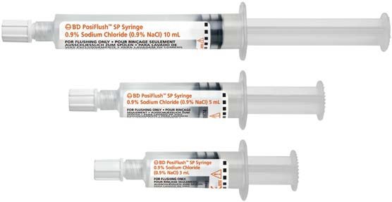BD PosiFlush SP système de rinçage NaCl 0.9% 30 ser pré 5 ml