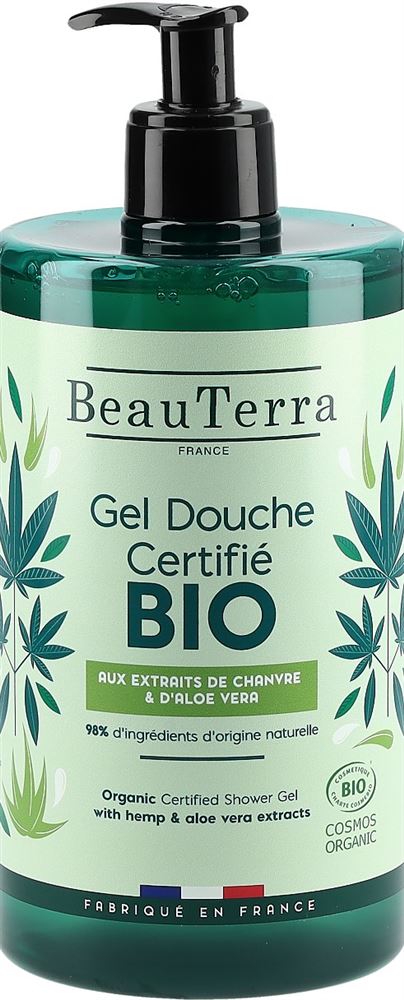 BeauTerra docciaschiuma canapa & aloe vera bio flacone 750 ml