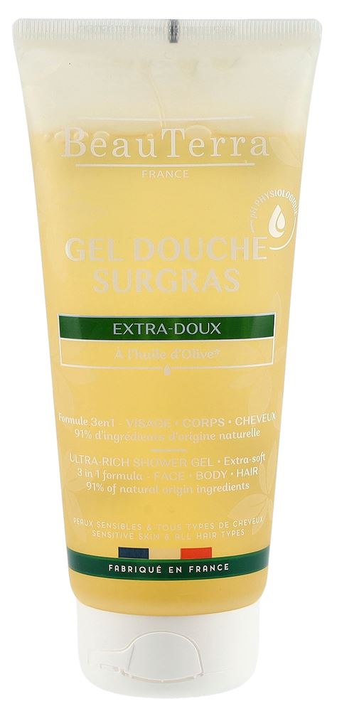 BeauTerra gel doccia surgras ipoallergenico tubo 200 ml