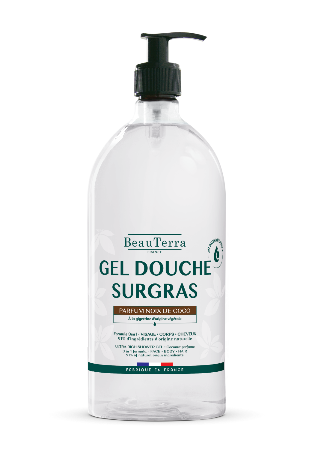 Image of BeauTerra Duschgel reichhaltig Kokos Fl 1000 ml