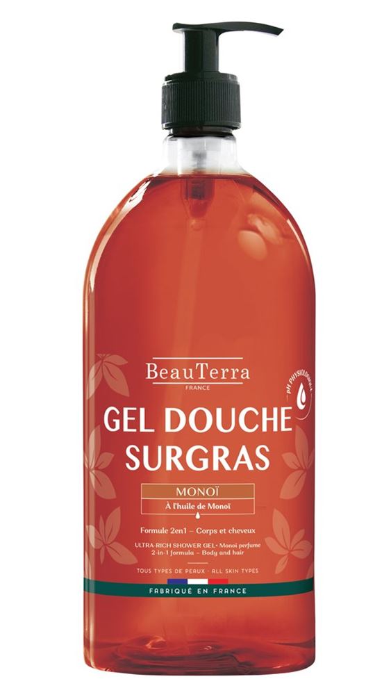 BeauTerra gel doccia surgras monoi flacone 1000 ml