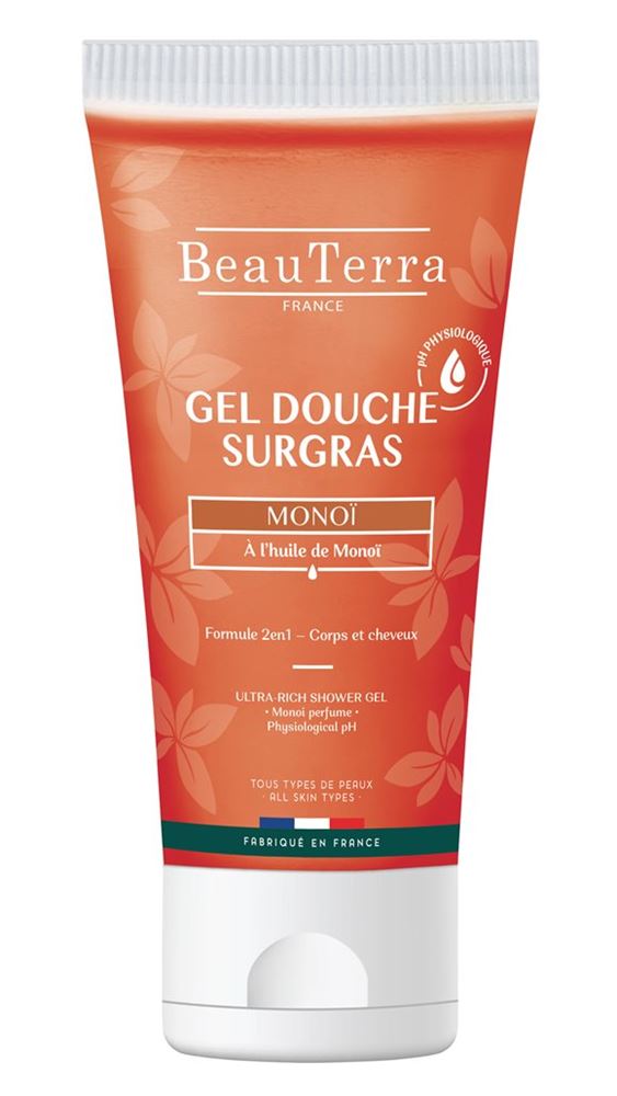 BeauTerra gel doccia surgras monoi tubo 200 ml