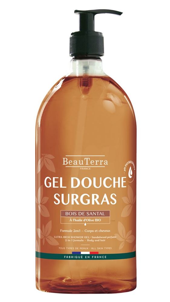 BeauTerra Duschgel reichhaltig Sandelholz Fl 1000 ml