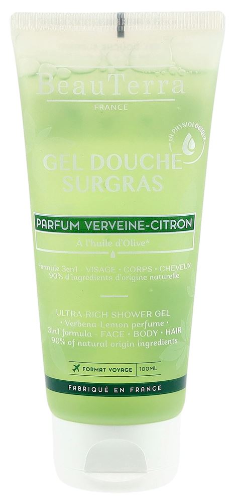 BeauTerra docciaschiuma surgras verbena limone tubo 100 ml