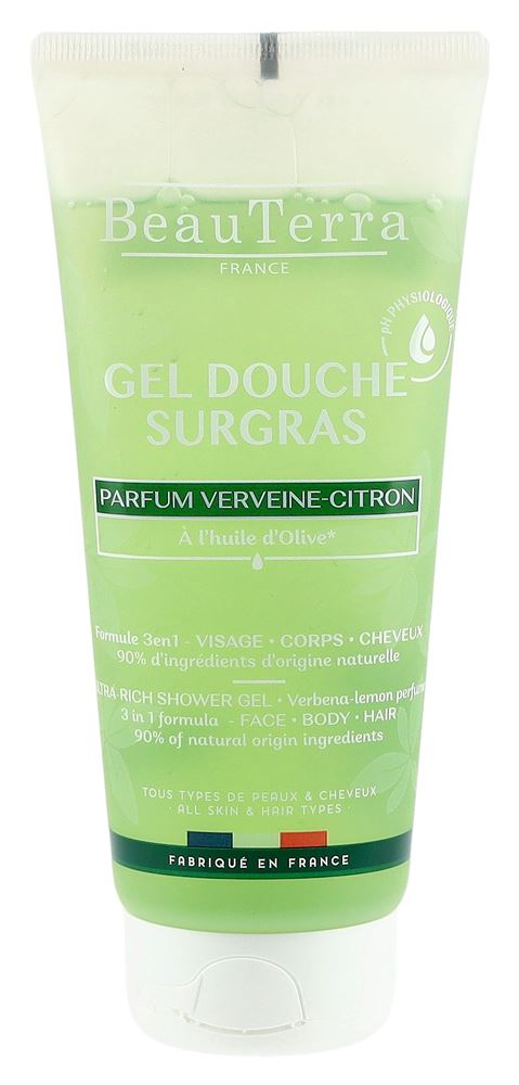 Image of BeauTerra Duschgel reichhaltig Zitronenverbene Tb 200 ml