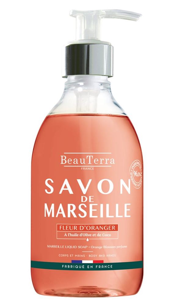 Image of BeauTerra Flüssigseife Marseille Orangenblüte Fl 300 ml