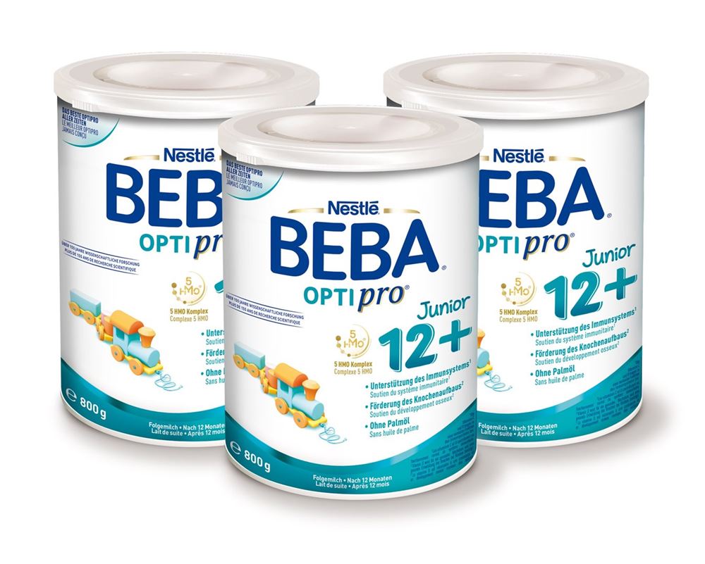 Image of Beba Optipro Junior 12+ Triopacks 3 Ds 800 g