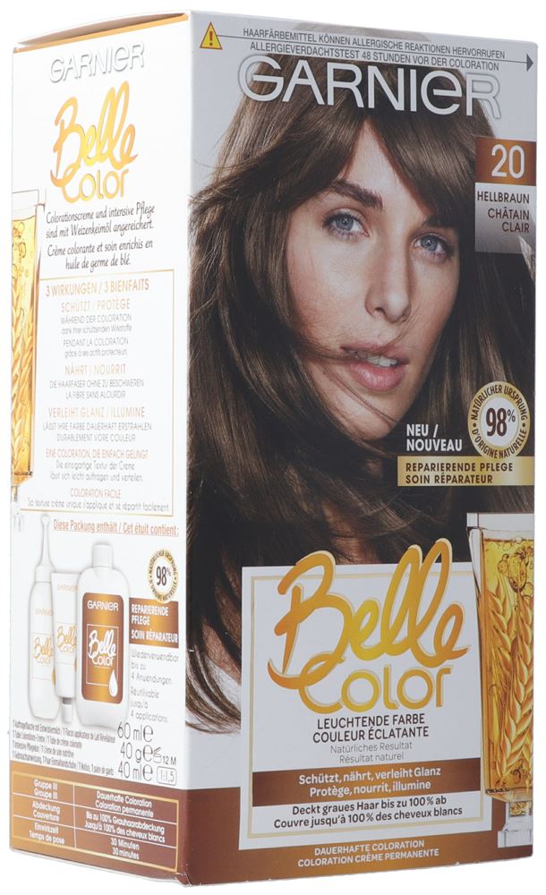 Image of Belle Color Einfach Color-Gel No 20 hellbraun
