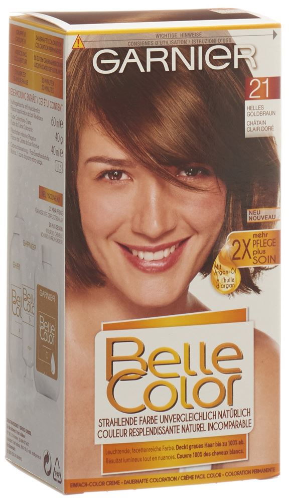 Image of Belle Color Einfach Color-Gel No 21 helles goldbraun