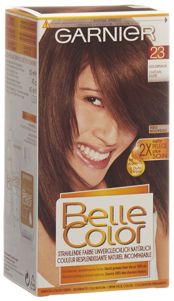 Image of Belle Color Einfach Color-Gel No 23 goldbraun