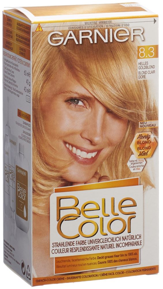Image of Belle Color Einfach Color-Gel No 8.3 helles goldblond