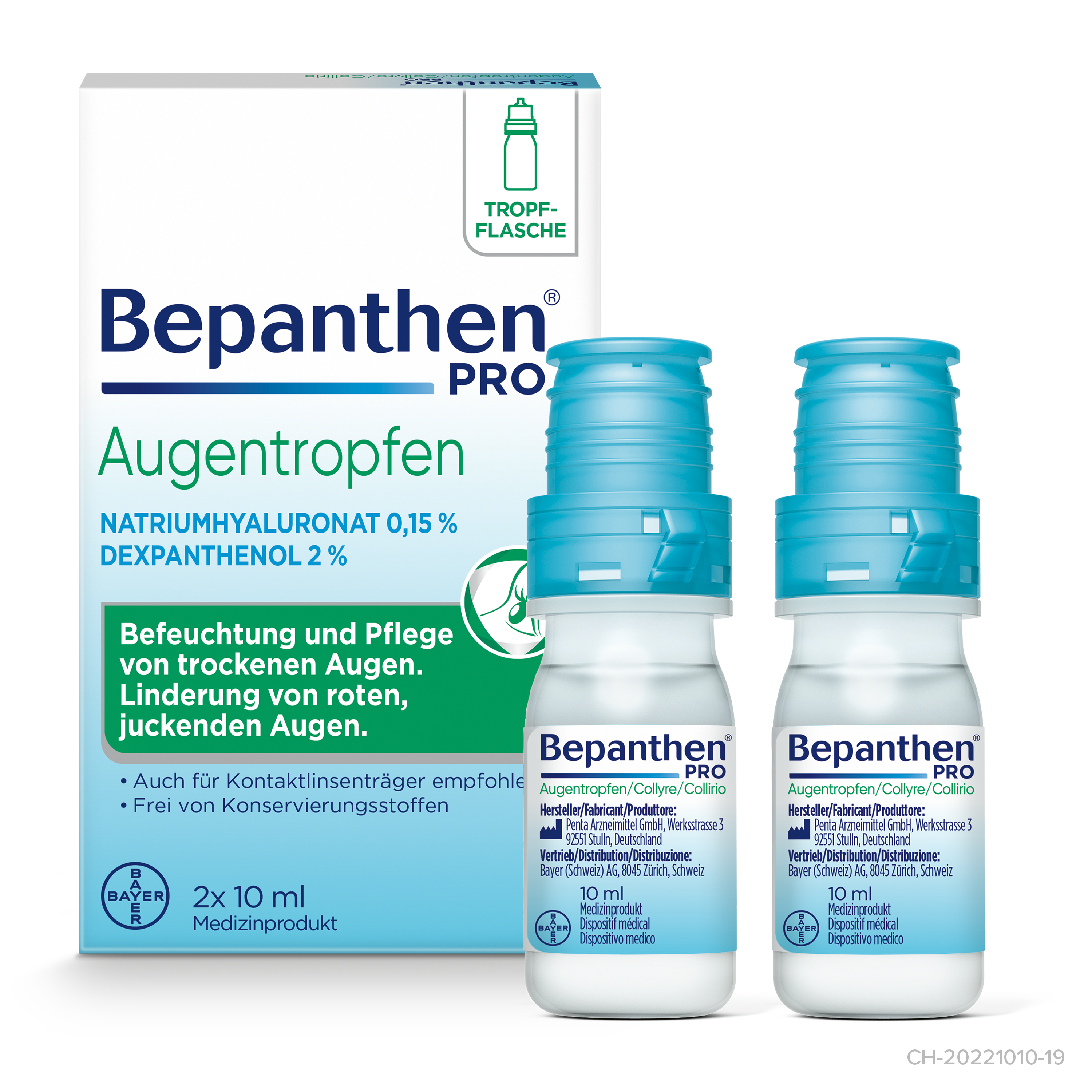 Bepanthen PRO collyre 2 fl 10 ml
