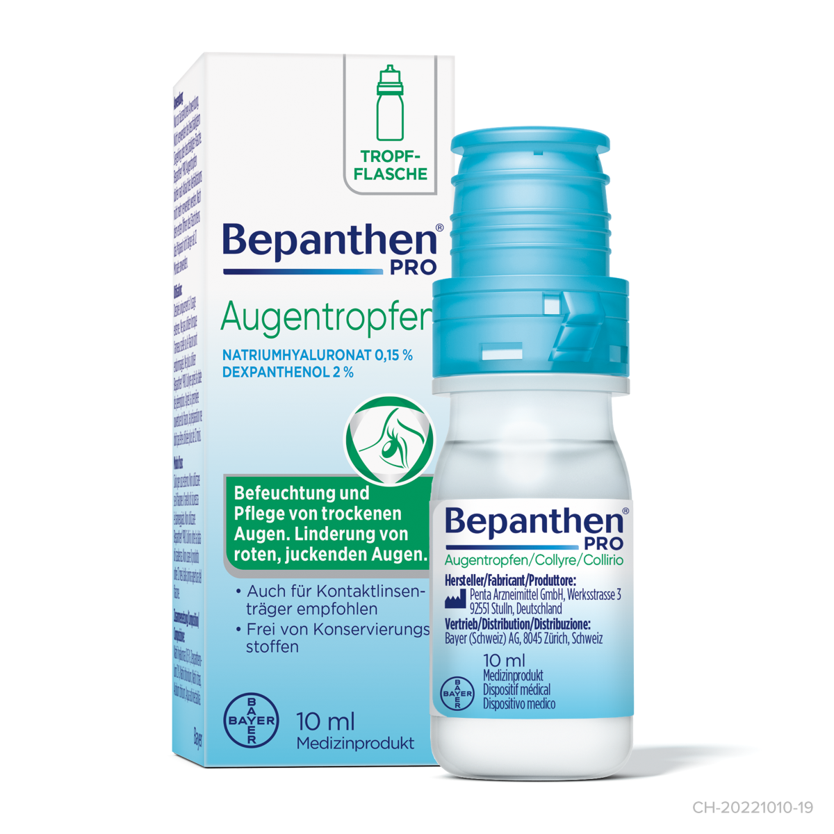 Image of Bepanthen PRO Augentropfen Fl 10 ml