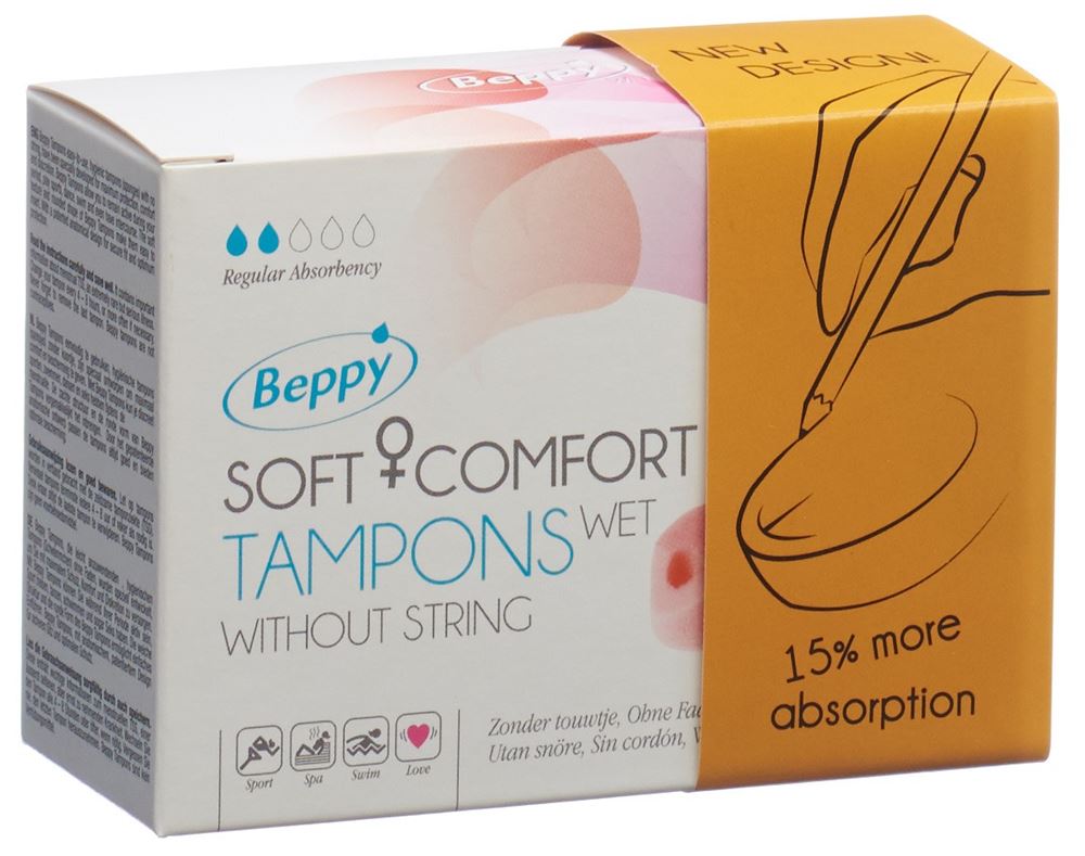 Beppy Soft Comfort Tampons Wet 2 Stk