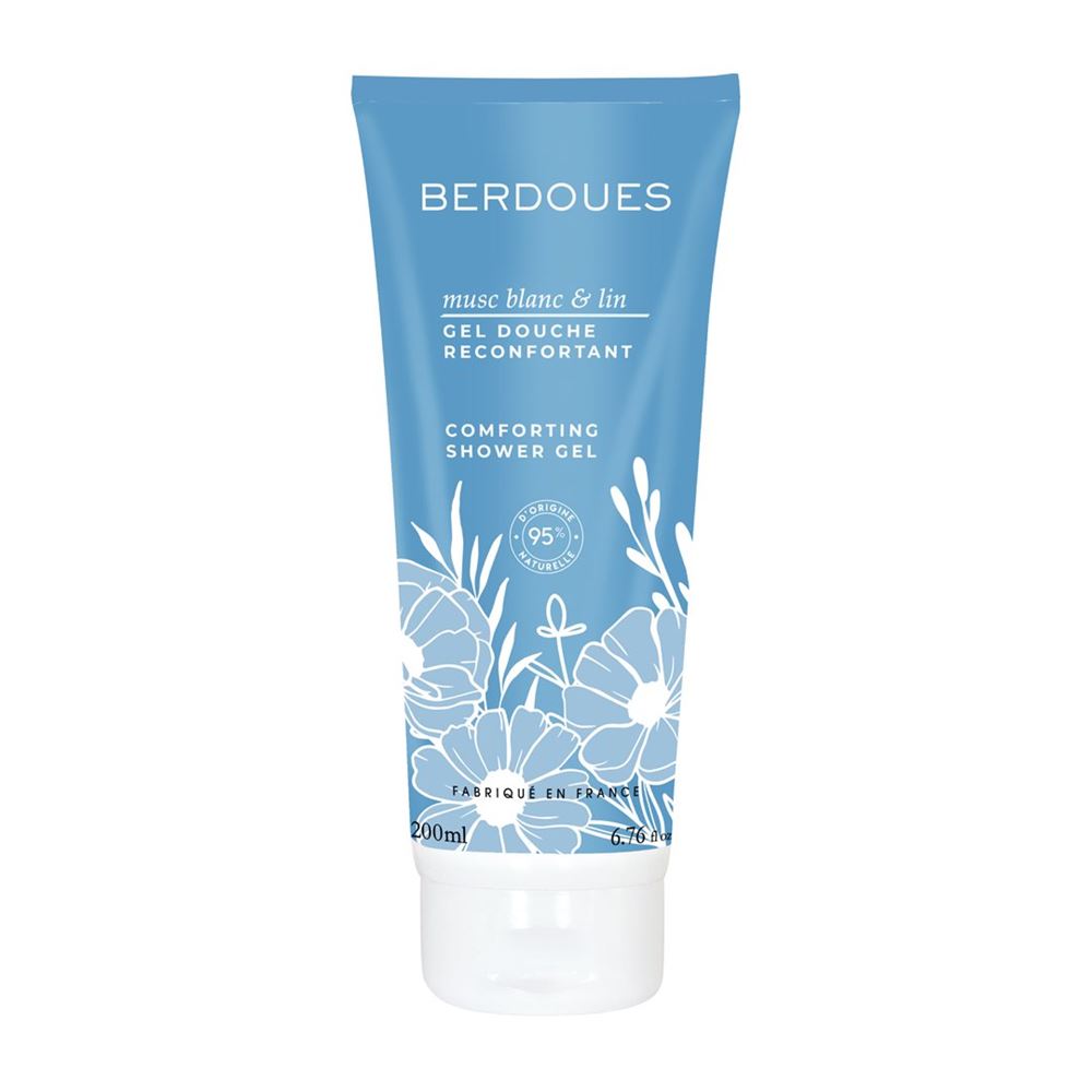 Image of Berdoues Musc Blanc & Lin Shower Gel 200 ml