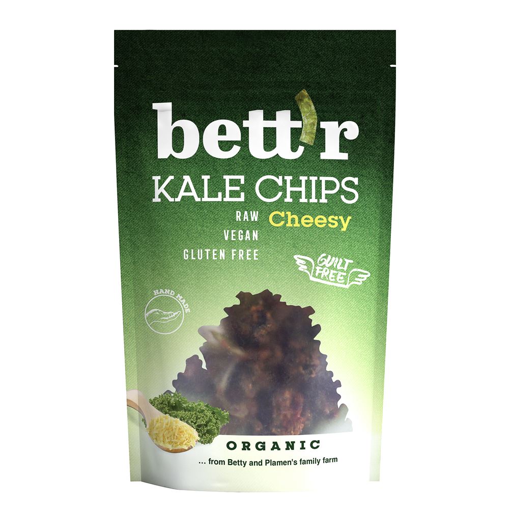 Image of bett"r Kale Chips Cheesy Btl 30 g'