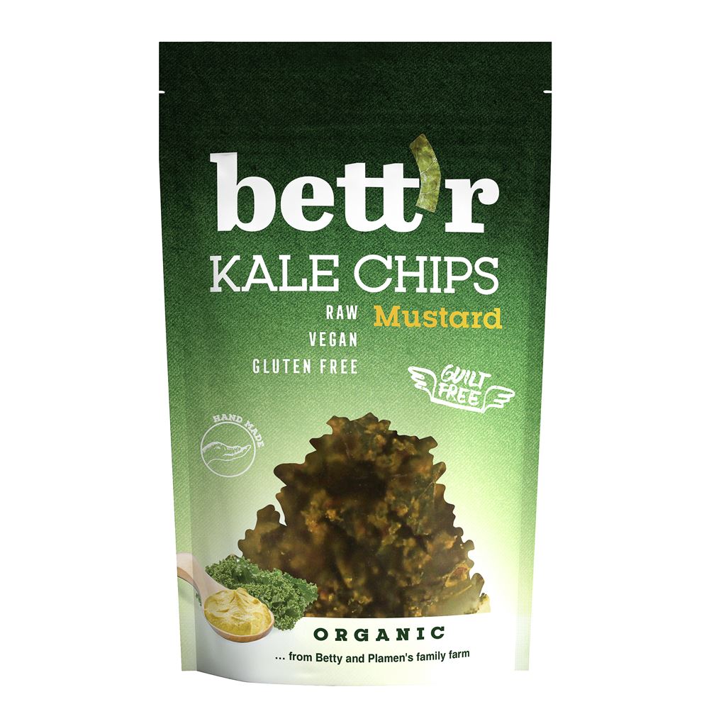 Image of bett"r Kale Chips Mustard Btl 30 g'
