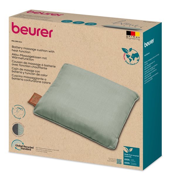 Image of Beurer Akku-Massagekissen MG 139 mint