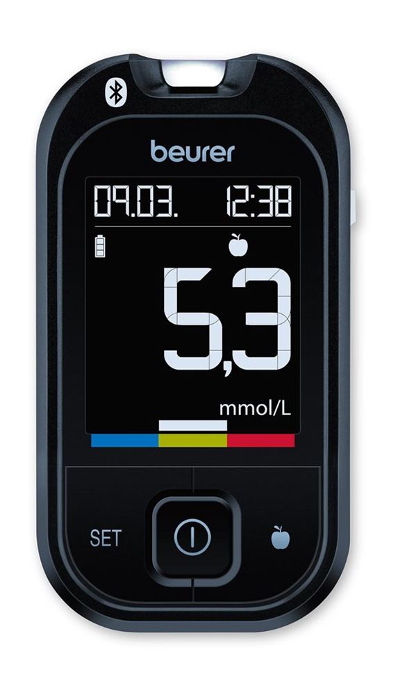 Image of Beurer Blutzuckermessgerät Gl49 mmol/L Bluetooth