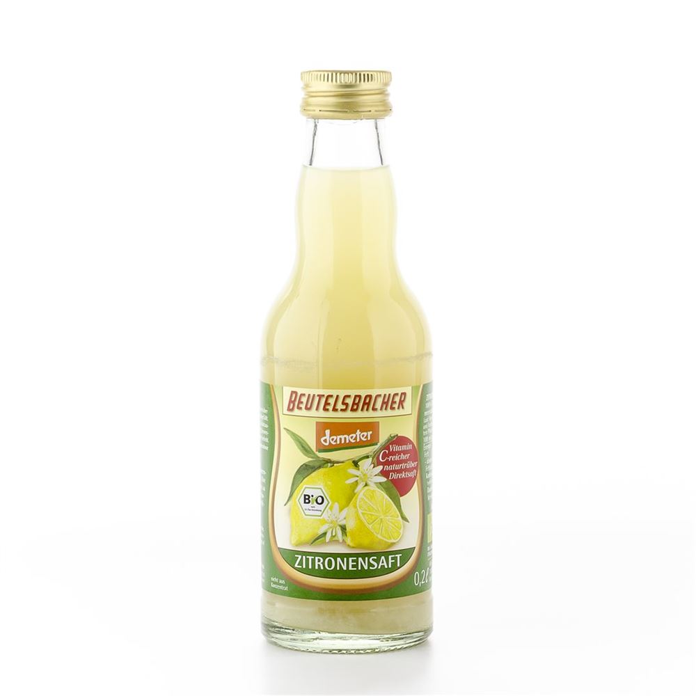 Image of Beutelsbacher Zitronensaft Glasfl 200 ml