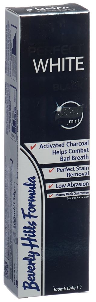 Beverly Hills Formula Perfect White Black Zahnpasta (100ml)