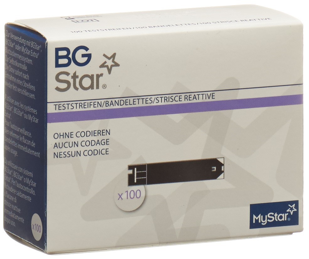 Image of BGStar/ iBGSTAR MyStar Extra Teststreifen 100 Stk