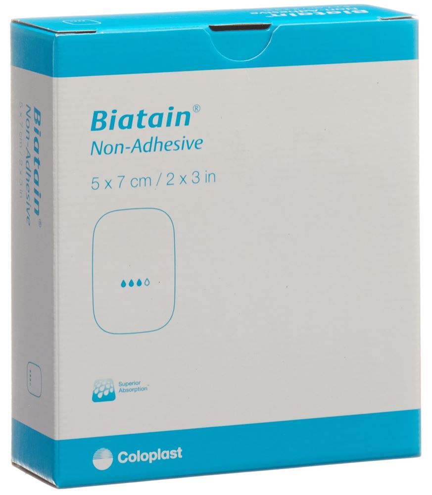 Biatain Non-Adhesive 5x7cm 10 pce