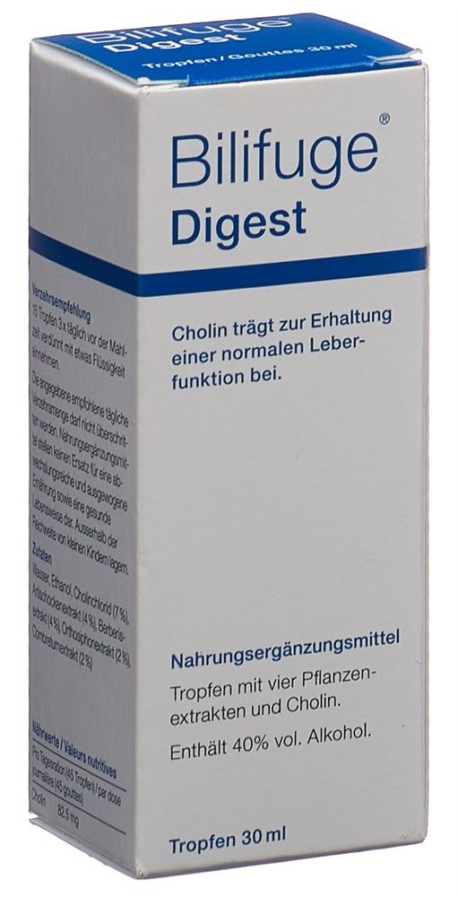 Bilifuge digest gouttes fl 30 ml