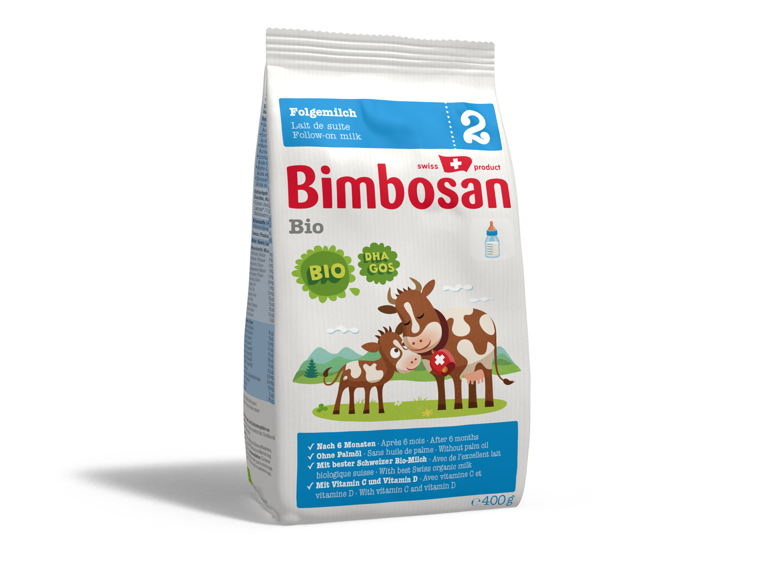 Image of Bimbosan Bio 2 Folgemilch refill Btl 400 g