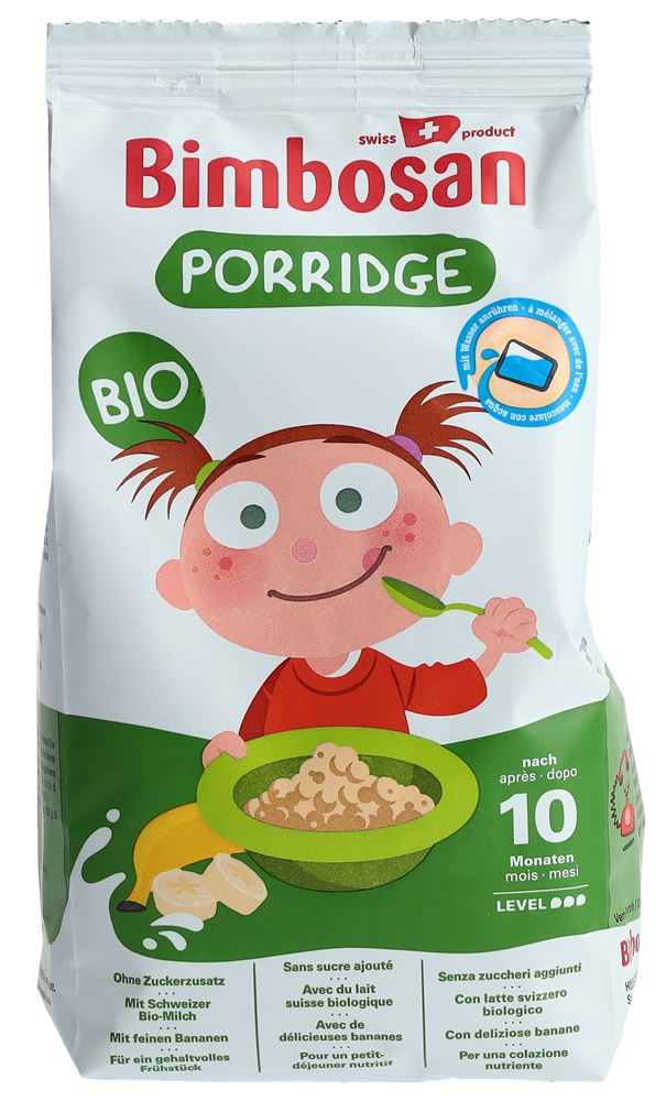 Bimbosan Bio-Porridge Btl 400 g | Babynahrung | Schoppenflasche & Milchpulver | Eltern & Kind