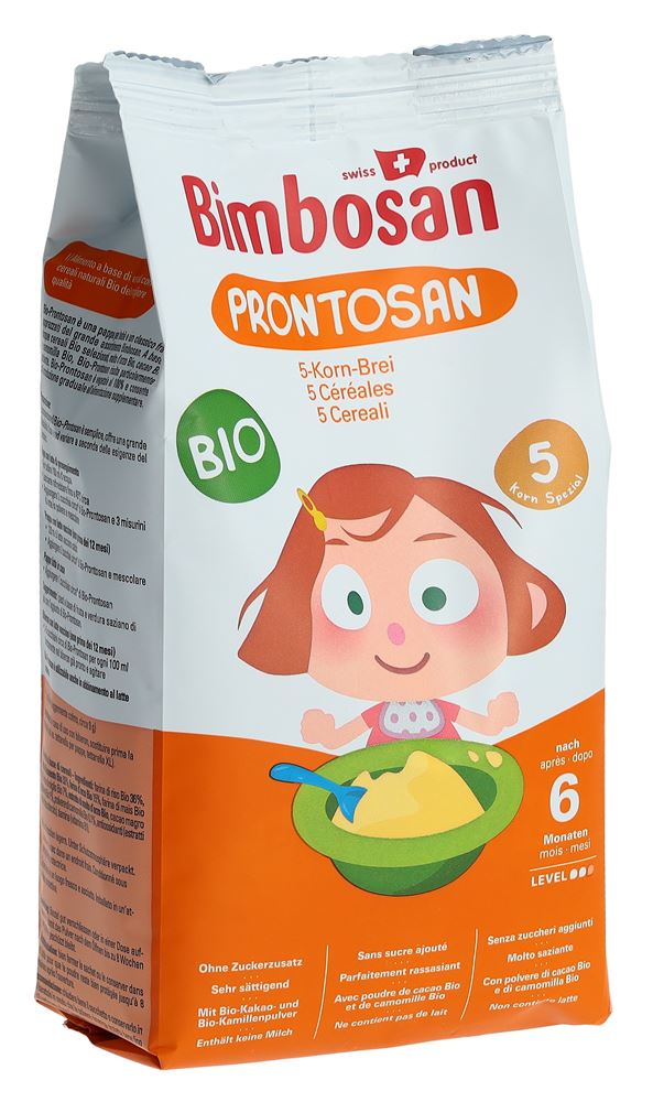 Bimbosan Bio Prontosan 5 céréales spéciales sach 300 g