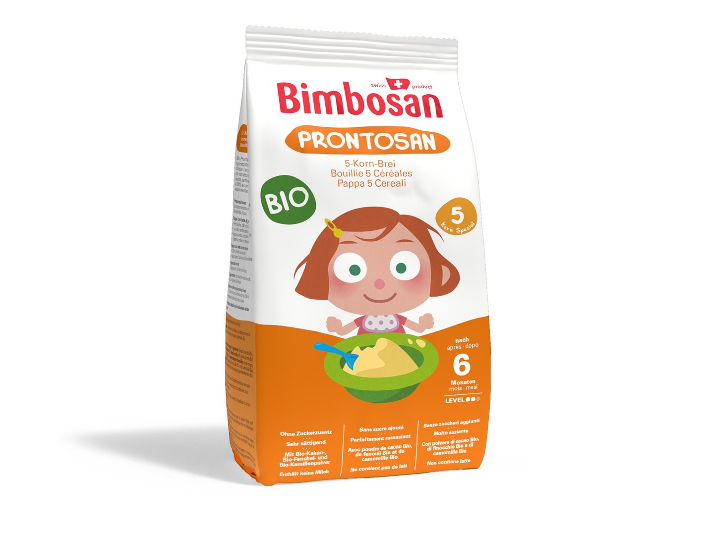 Bimbosan Bio Prontosan 5 cereali speciali ricarica sacchetto 300 g
