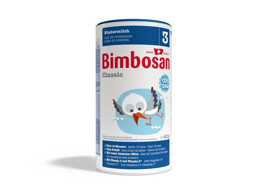 Bimbosan Classic 3 Kindermilch Ds 400 g | Babynahrung | Schoppenflasche & Milchpulver | Eltern & Kind