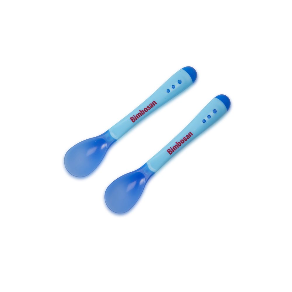 Bimbosan Löffel blau 2 Stk | Babynahrung | Schoppenflasche & Milchpulver | Eltern & Kind
